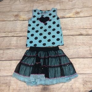 Girls Rule Skirt and Tank Set
